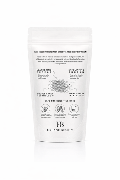 Urbane Beauty Exfoliating Antibacterial Shower Towel
