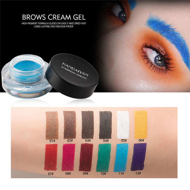 Dye eyebrow cream