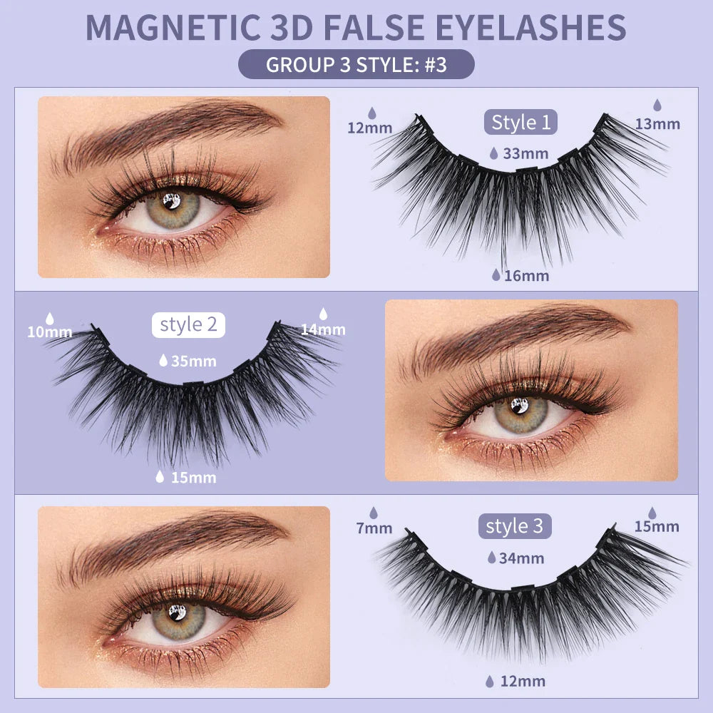 Magnetic Eyelashes With Eyeliner