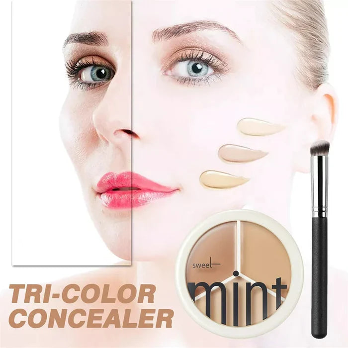 Tri-Color Concealer - Moisturizing & Long-lasting