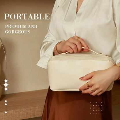 Large capacity travel cosmetic bag