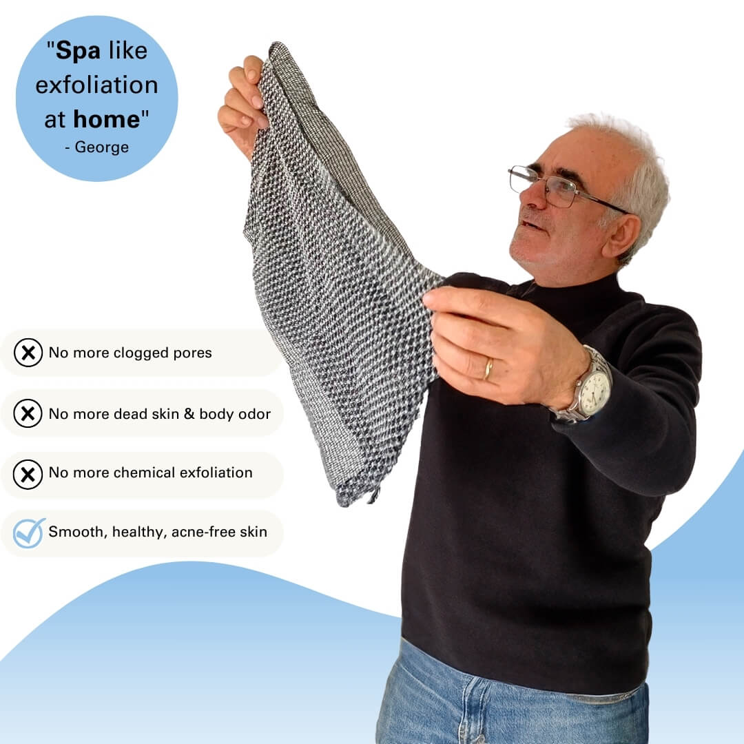 Urbane Beauty Exfoliating Antibacterial Shower Towel