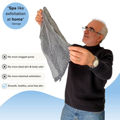 Urbane Beauty Exfoliating Antibacterial Shower Towel