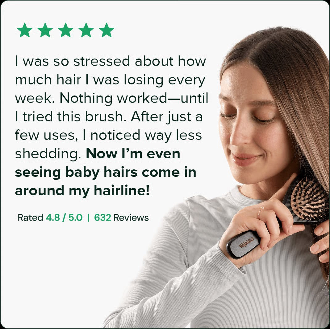 No Shedding Hair Brush